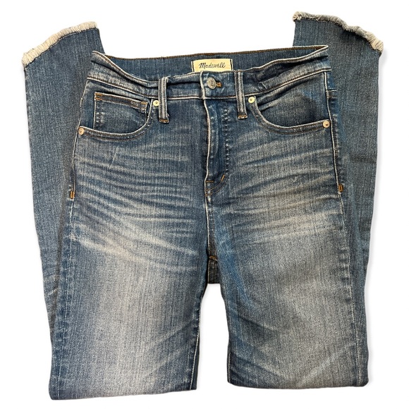 MADEWELL 10" High-Rise Skinny Jeans- Tulip-Hem Edition - Picture 4 of 11